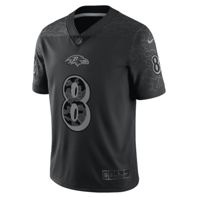 Jersey de fútbol americano Fashion para hombre NFL Baltimore Ravens RFLCTV (Lamar Jackson)