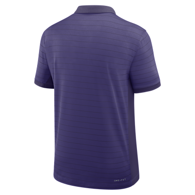 Clemson Sideline Victory Stripe Men's Nike Dri-FIT College Polo