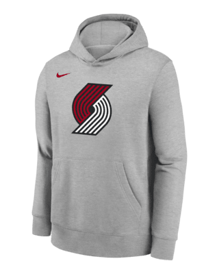 Подростковое худи Portland Trail Blazers Club Fleece Big Kids' Nike NBA Pullover Hoodie