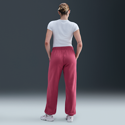 Pantaloni tuta oversize a vita alta Nike Sportswear Phoenix Fleece – Donna