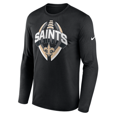 New Orleans Saints Legend Icon Men's Nike Dri-FIT NFL Long-Sleeve T-Shirt