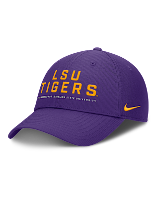 Мужские  LSU On-Field Club Gameday Nike Dri-FIT College Adjustable Hat
