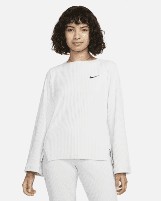 Женские джерси Nike Sportswear Ribbed Jersey Long-Sleeve Top