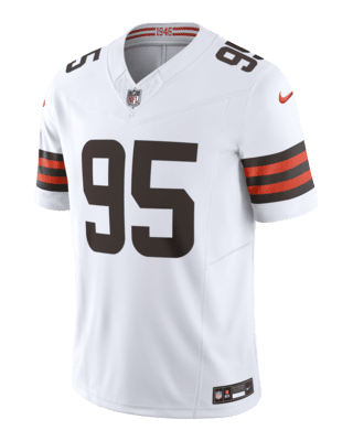 Nike Myles Garrett Cleveland Browns Dri-fit Nfl Limited Football Jersey in  White for Men