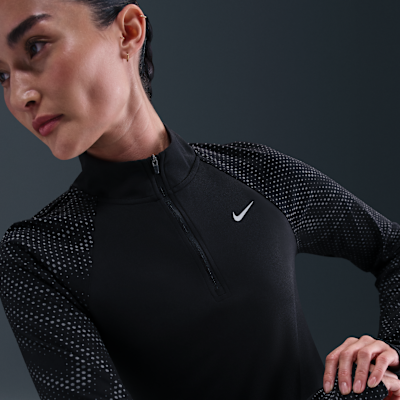 Nike Tempo Flash 女款 Dri-FIT 1/4 拉鍊跑步上衣
