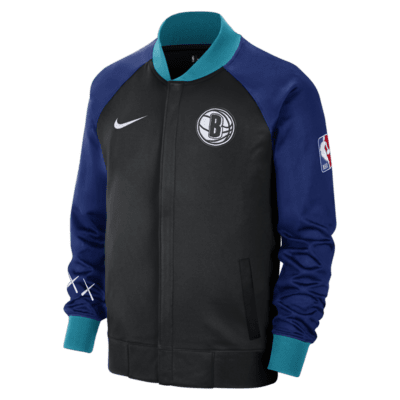 Brooklyn Nets Showtime City Edition Men's Nike Dri-FIT Full-Zip Long-Sleeve Jacket