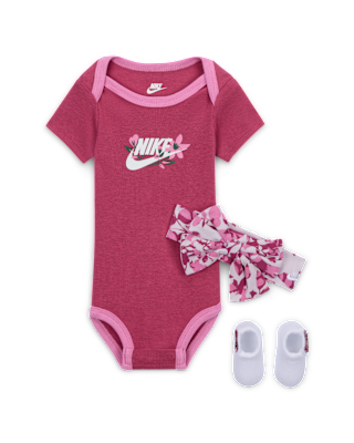 Детские  Nike Baby (0-9M) 3-Piece Printed Club Boxed Set