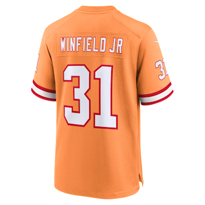 Jersey Nike de la NFL Game para hombre Antoine Winfield Jr. Tampa Bay Buccaneers 50th Anniversary