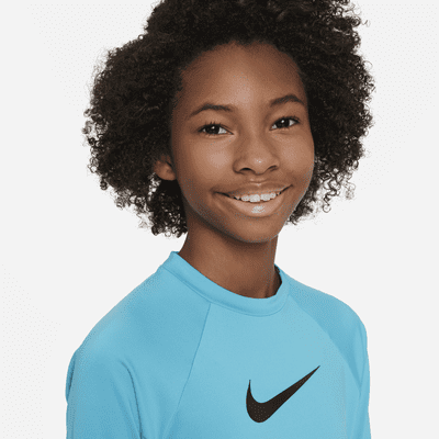 Nike Swoosh Big Kids' (Girls') Long-Sleeve Hydroguard