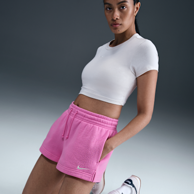 Nike Sportswear Phoenix Fleece Pantalón corto de talle medio de 5 cm - Mujer