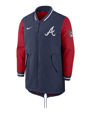 Nike Dri-FIT Night Game (MLB Atlanta Braves) Men's 1/2-Zip Jacket