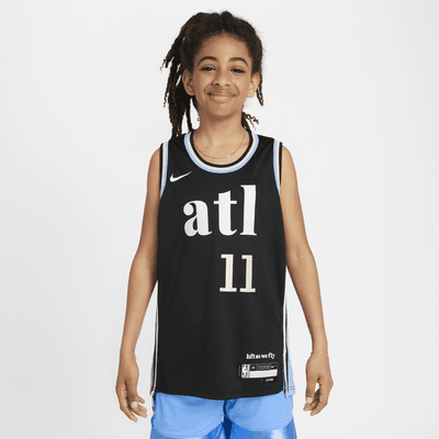 Trae Young Atlanta Hawks 2023/24 City Edition Older Kids' Nike Dri-FIT ...