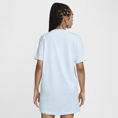 Vestido tipo playera oversized para mujer Nike Sportswear Chill Knit