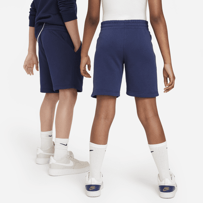 Shorts de French Terry para niños talla grande Nike Sportswear Club Fleece