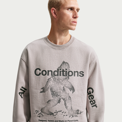 Sudadera de cuello redondo sin cierre Therma-FIT para hombre Nike ACG "Tuff Fleece"