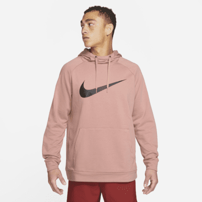 nike dri fit training hoodie short sleeve