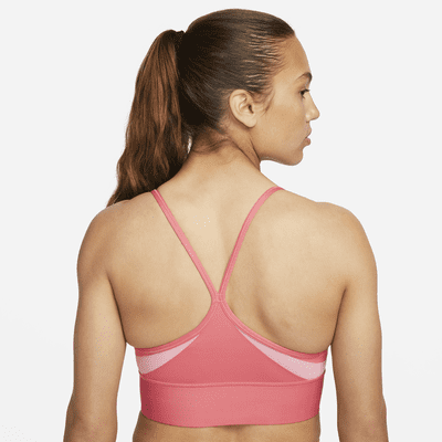 nike sports bra indy logo