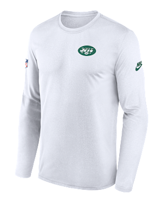 Мужская футболка New York Jets Alt Legend Small Logo Nike Dri-FIT NFL Long-Sleeve