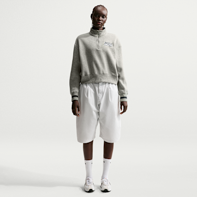 Nike Sportswear Women's Oversized 1/4-Zip Fleece Top
