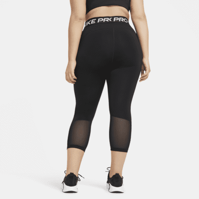 Nike Pro Women's Mid-Rise Crop Leggings (Plus Size)