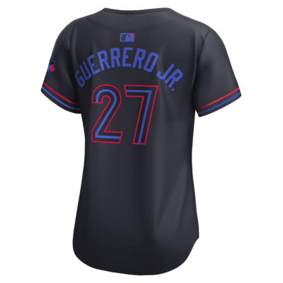 Jersey Nike Dri-FIT ADV de la MLB Limited para mujer Vladimir Guerrero Jr. Toronto Blue Jays City Connect