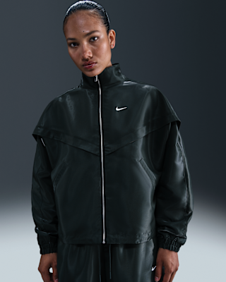 Женская куртка Nike Sportswear Windrunner Shine для бега