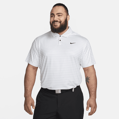 Polo de golf a rayas Dri-FIT para hombre Nike Tour