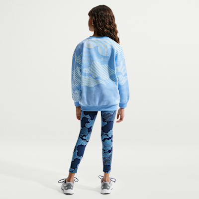 Nike Sportswear Club Fleece Older Kids' (Girls') Boxy Crew-Neck Sweatshirt