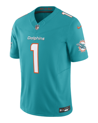 Мужские джерси Tua Tagovailoa Miami Dolphins Nike Dri-FIT NFL Limited Football Jersey для футбола