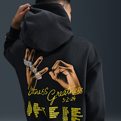 Sudadera con gorro sin cierre para niños talla grande de LeBron "Uncharted"