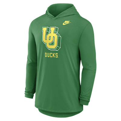 Oregon Legacy Men's Nike Dri-FIT College Long-Sleeve Hooded T-Shirt