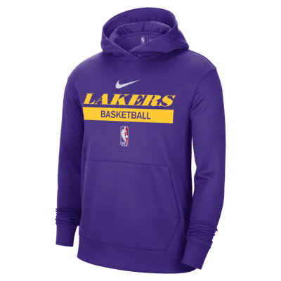Los Angeles Lakers Men's Nike Dri-FIT NBA Pullover Hoodie. Nike DK