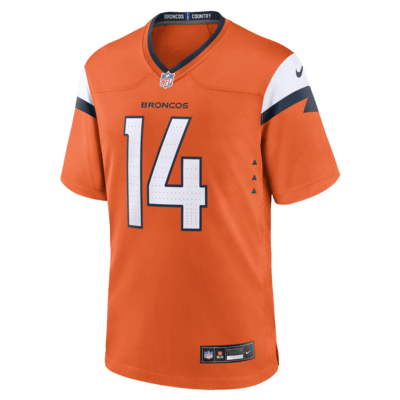 Jersey de fútbol americano Nike de la NFL Game para hombre Courtland Sutton Denver Broncos