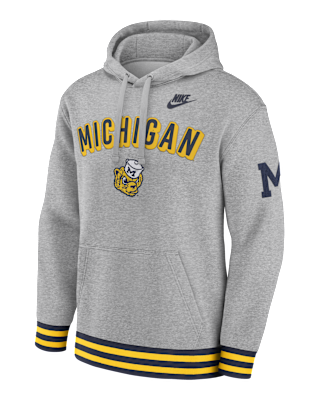 Мужское худи Michigan Legacy Retro Men’s Nike College Pullover Hoodie