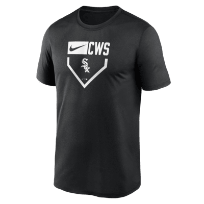 Playera Nike Dri-FIT de la MLB para hombre Chicago White Sox Home Plate Icon Legend