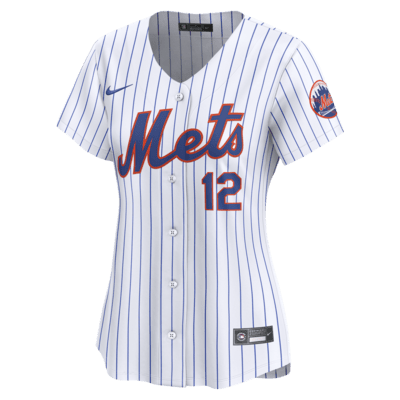 Jersey Nike Dri-FIT ADV de la MLB Limited para mujer Francisco Lindor New York Mets