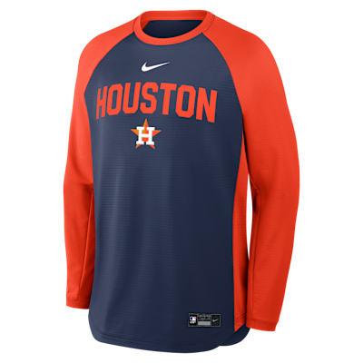 Houston Astros Authentic Collection Men's Nike Dri-FIT Pullover Crew from Nike - $84