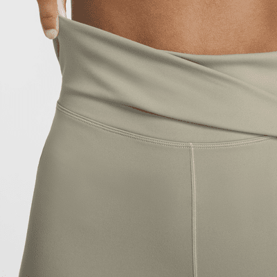 Pantaloni a vita alta con risvolto Dri-FIT Nike One – Donna