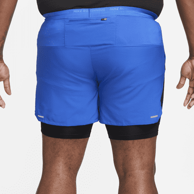 Shorts de running híbridos Dri-FIT de 12.5 cm para hombre Nike Stride