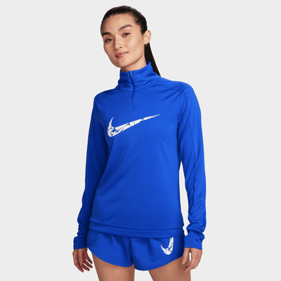 NIKE公式】ナイキ スウッシュ ウィメンズ Dri-FIT 1/4ジップ ミッド