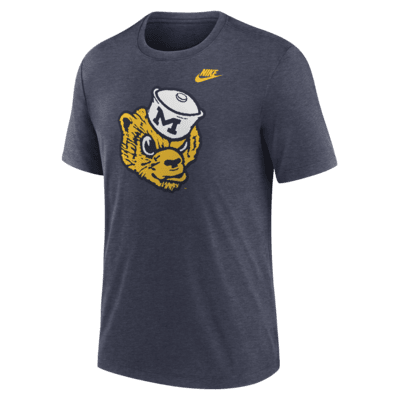 Мужская футболка Michigan Wolverines Blitz Evergreen Legacy Primary