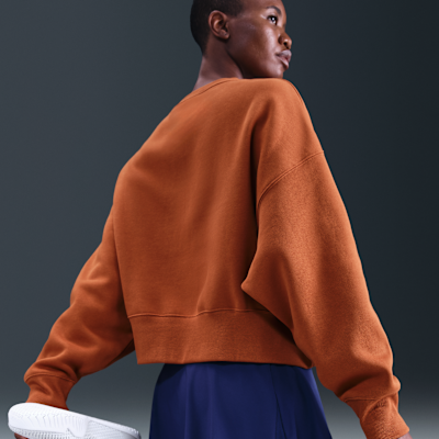 NikeCourt Heritage Phoenix Fleece Women's Over-Oversized Crew-Neck Sweatshirt