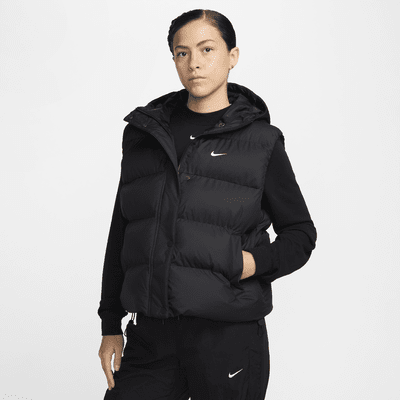 Chaleco con gorro Therma-FIT holgado para mujer Nike Sportswear Metro Puffer