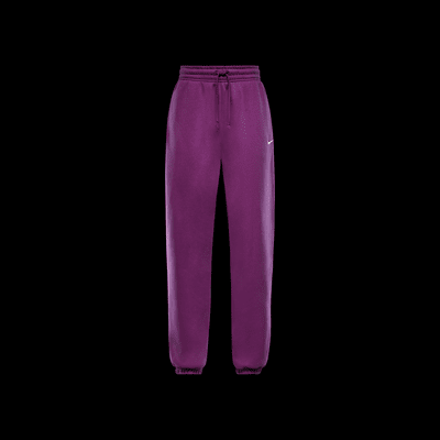 Overdimensionerede Nike Sportswear Phoenix Fleece-sweatpants med høj talje til kvinder