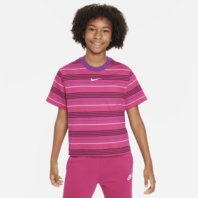 pink nike shirt boys