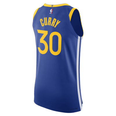 Jersey Nike de la NBA Authentic para hombre Stephen Curry Warriors Icon Edition 2020