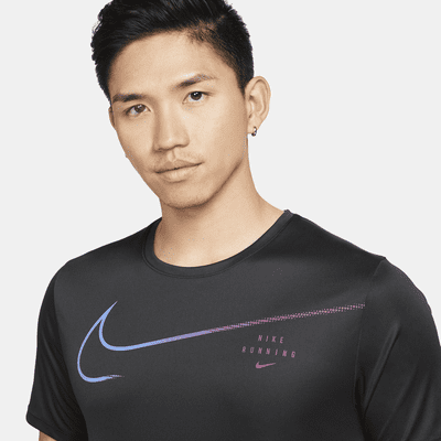 Nike Dri-FIT UV Run Division Miler Men's Short-Sleeve Graphic Running Top