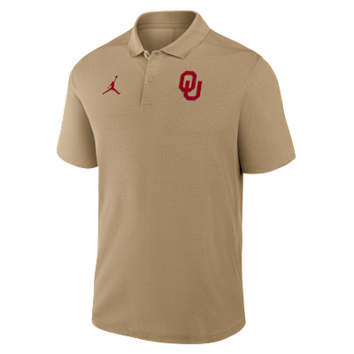 Oklahoma Primetime Victory Primary Logo Men's Nike Dri-FIT College Polo