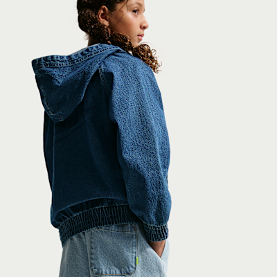 Nike Sportswear Collection Older Kids' Denim Shorts