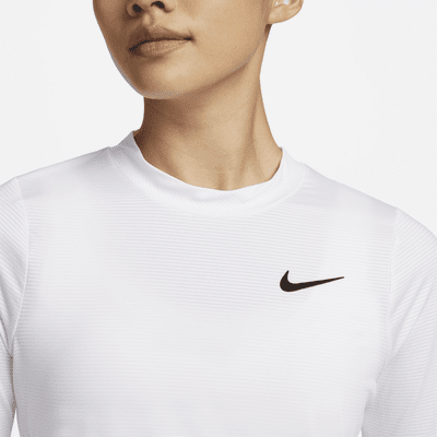 Playera de golf estampada de manga larga para mujer Nike Dri-FIT UV Victory